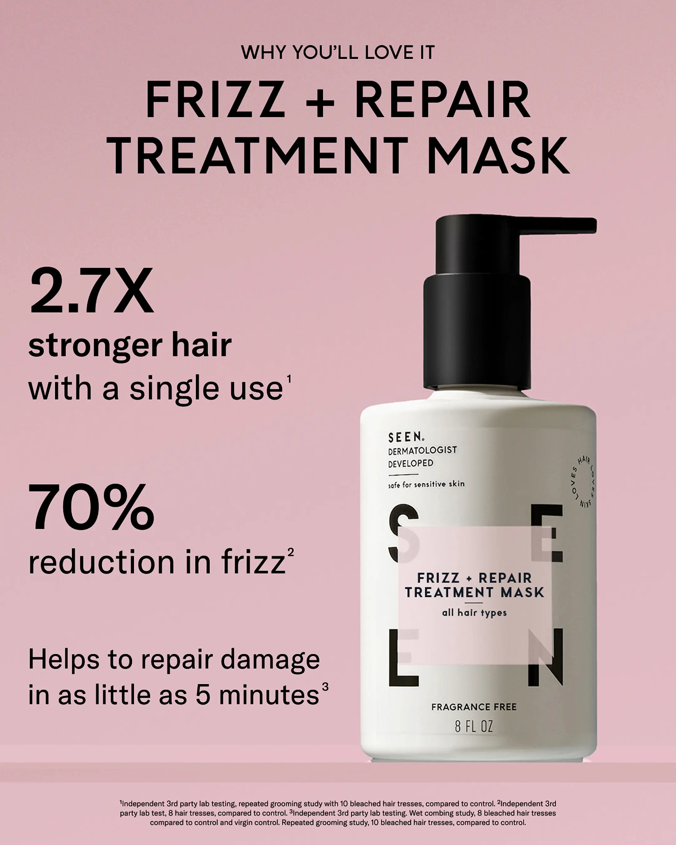 SEEN Frizz + Repair Treatment Mask - Image 3